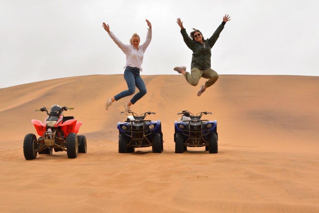 Swakopmund sand dunes quad biking