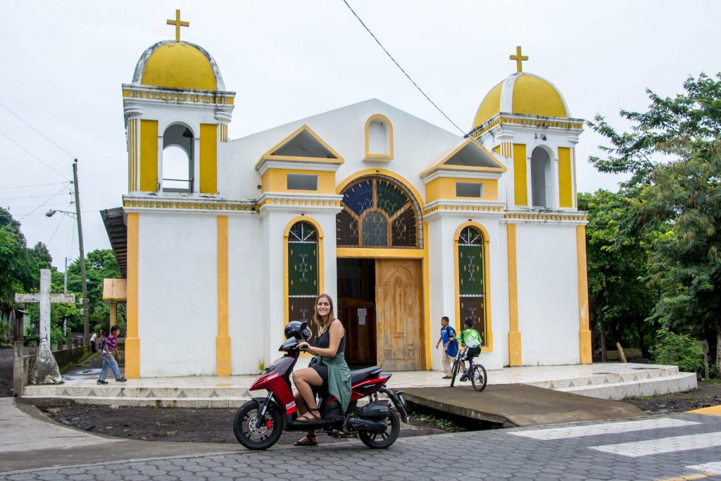 Scooter in Ometepe Nicaragua