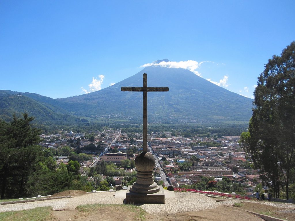 cerro de la cruz antigua Guatemala