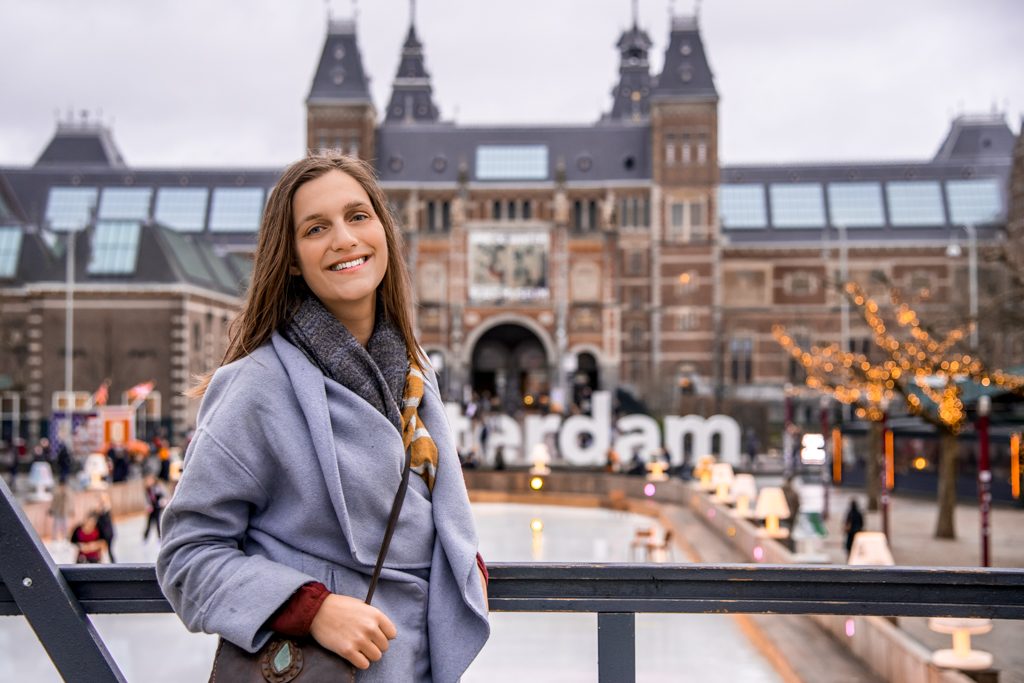 ice skating rink Amsterdam rijksmuseum