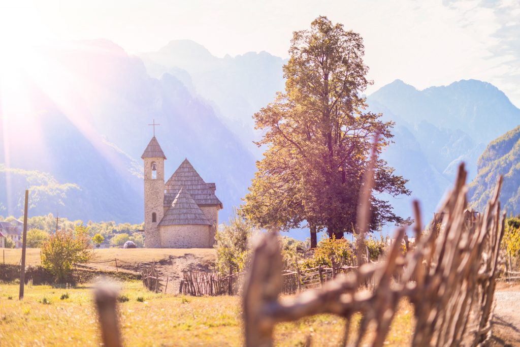 church in theth Albania