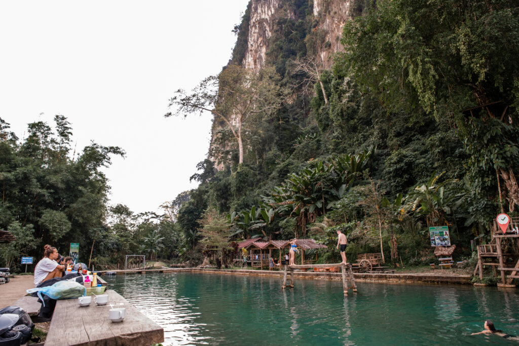 blue lagoon 3 in vang vieng laos