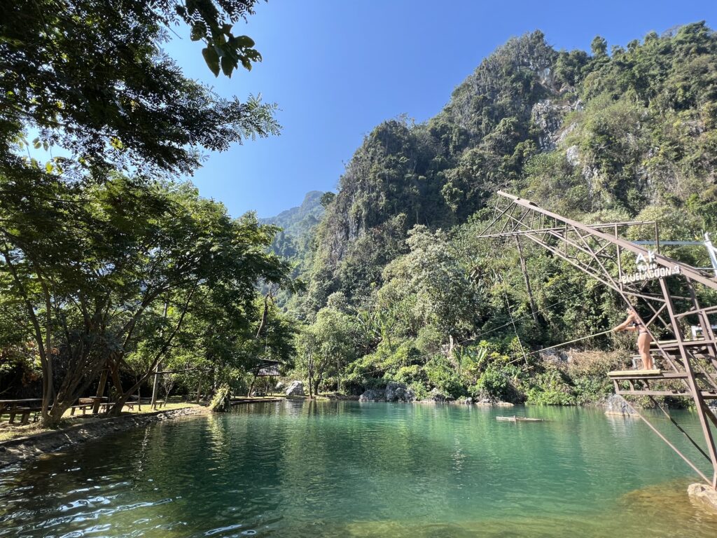 Blue Lagoon 4 in Vang Vieng, Laos