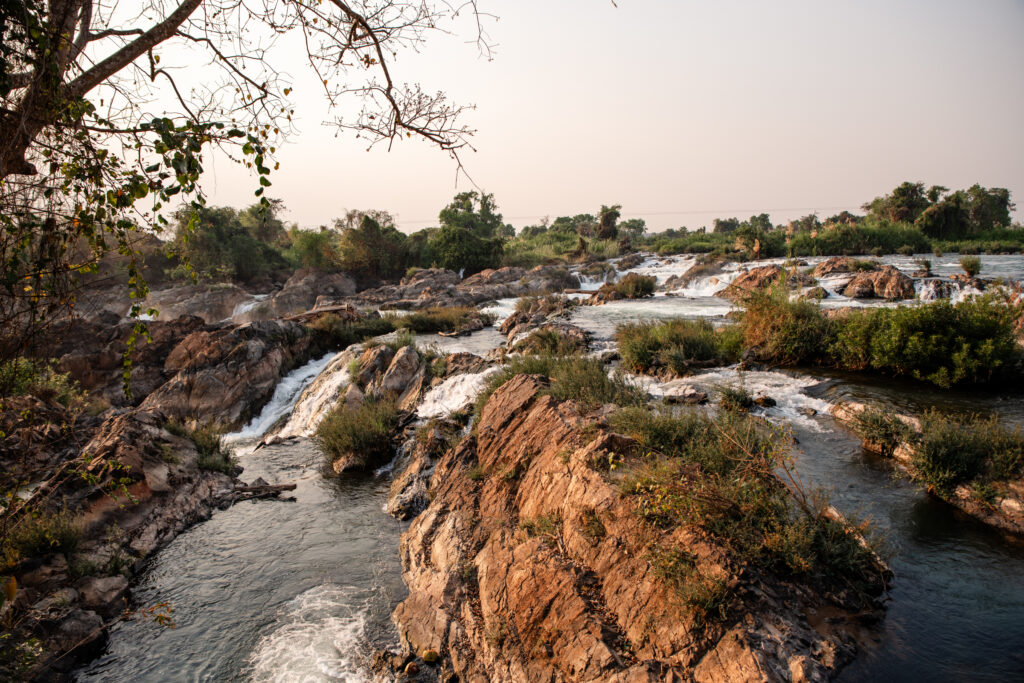 Li Phi Somphamit Waterfall 4000 islands laos 