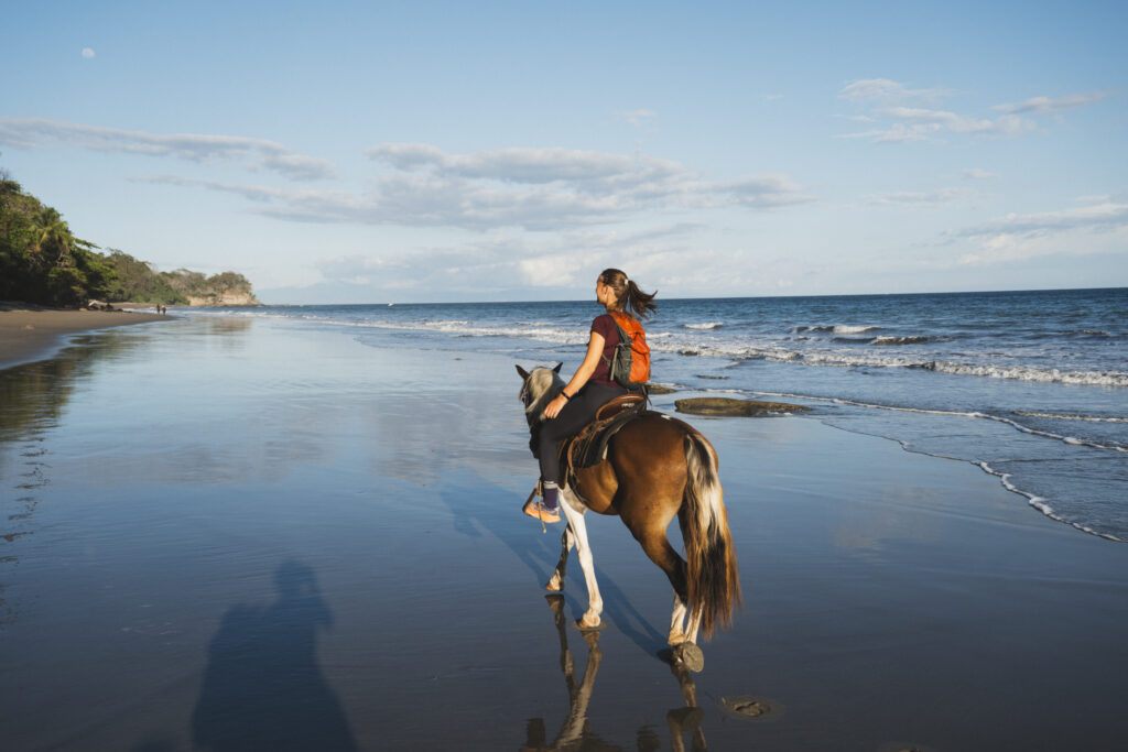 horse riding beach Costa Rica 