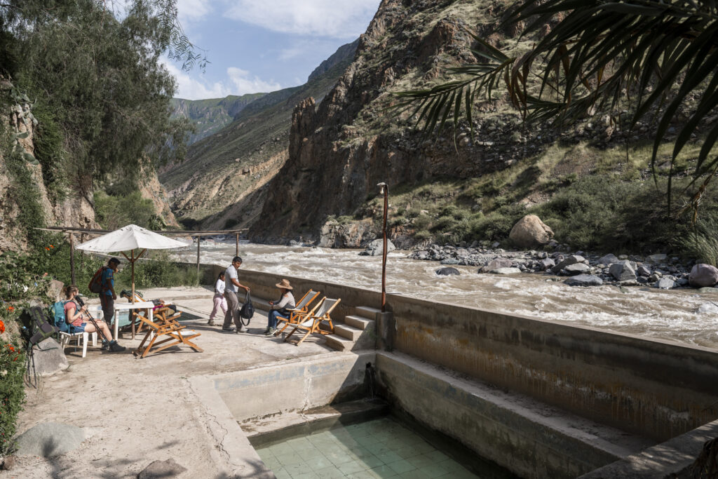 hot springs Llahuar, Colca Canyon, Peru