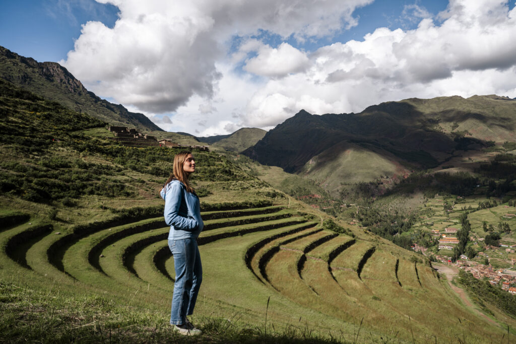 Pisac ruins in the sacred valley