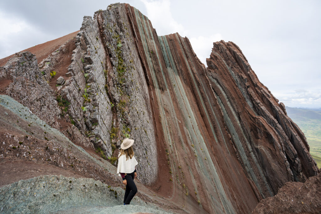 Pallay Punchu rainbow mountain Peru