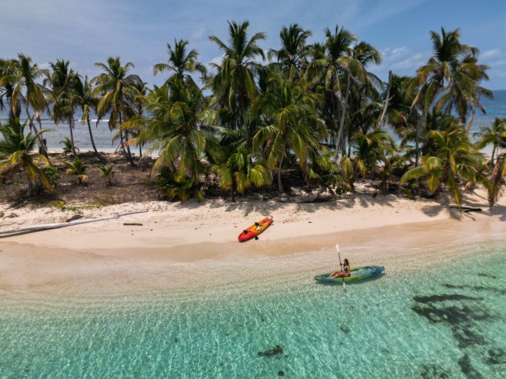 Kayaking in the San Blas Islands