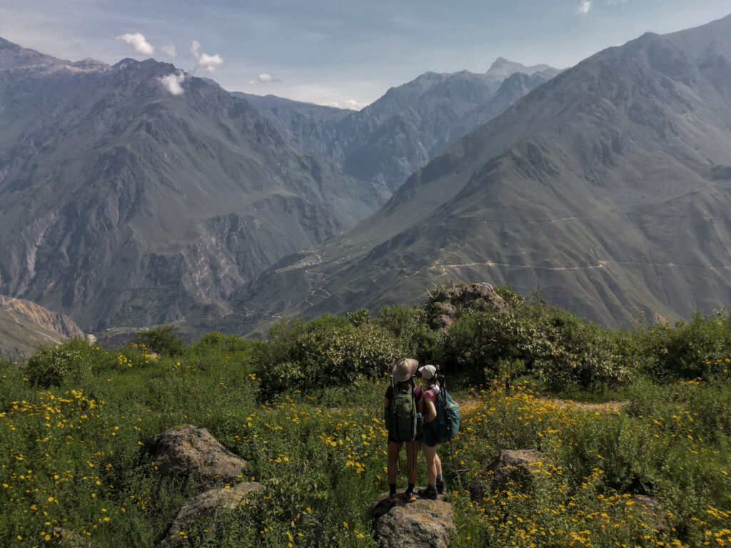 Achachiwa viewpoint colca canyon Peru