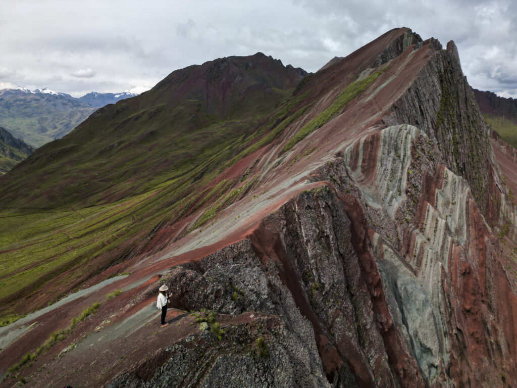 Pallay Punchu rainbow mountain Peru 