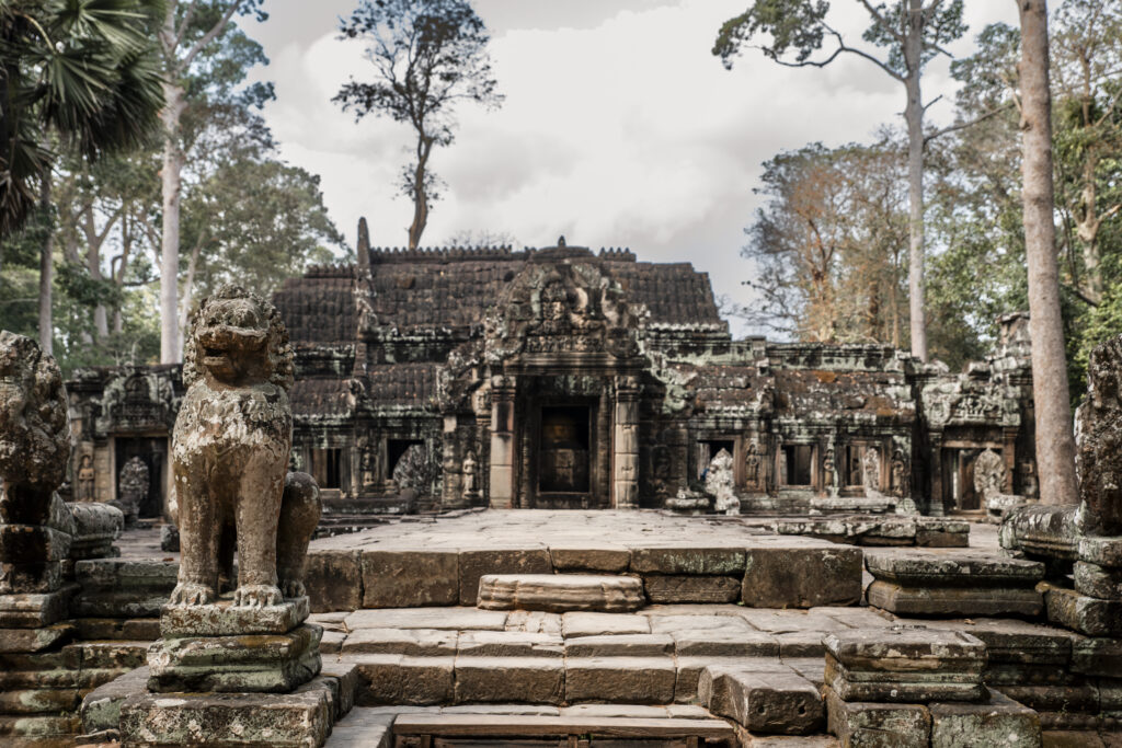 the front entrance of the Banteay Kdei temple