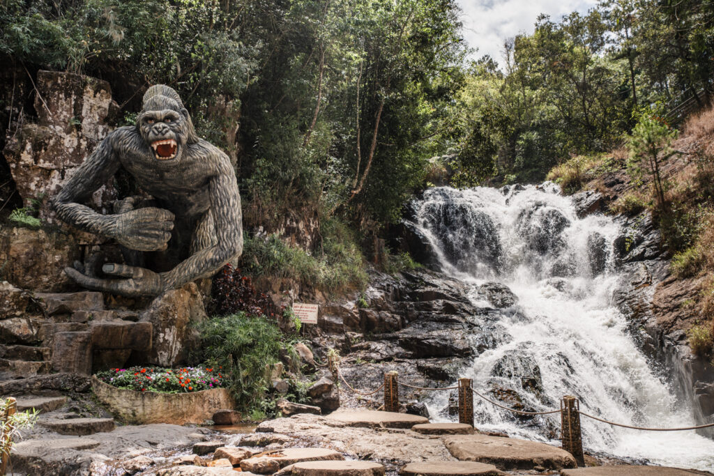 gorilla Datanla Waterfall Dalat