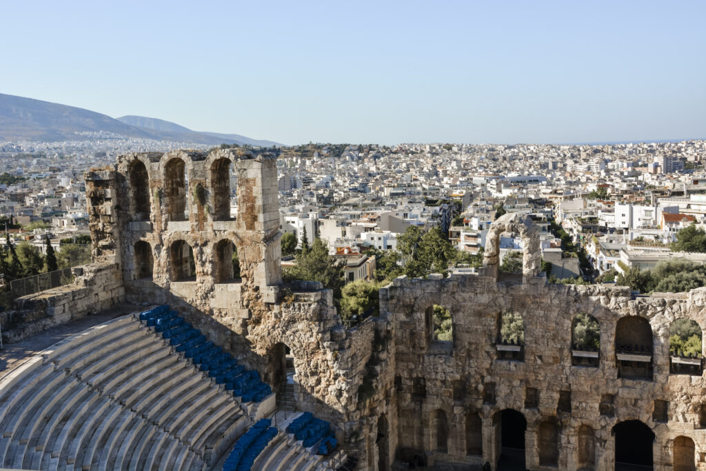 Odeon Of Herodes Atticus in Athens, Greece