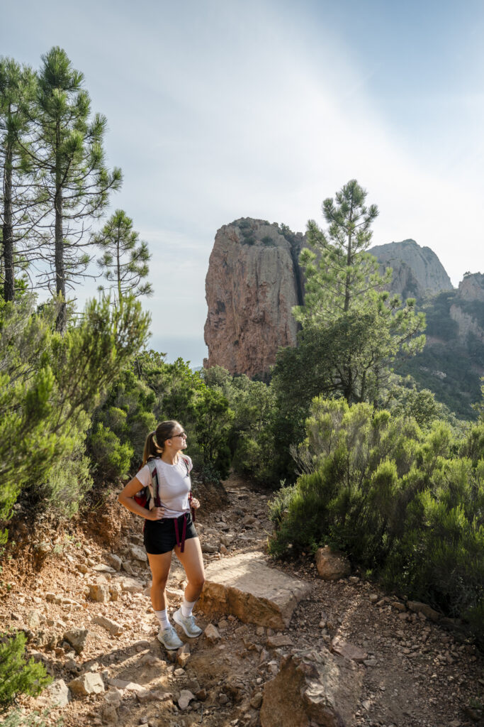 trail cap roux loop Côte d'Azur, france