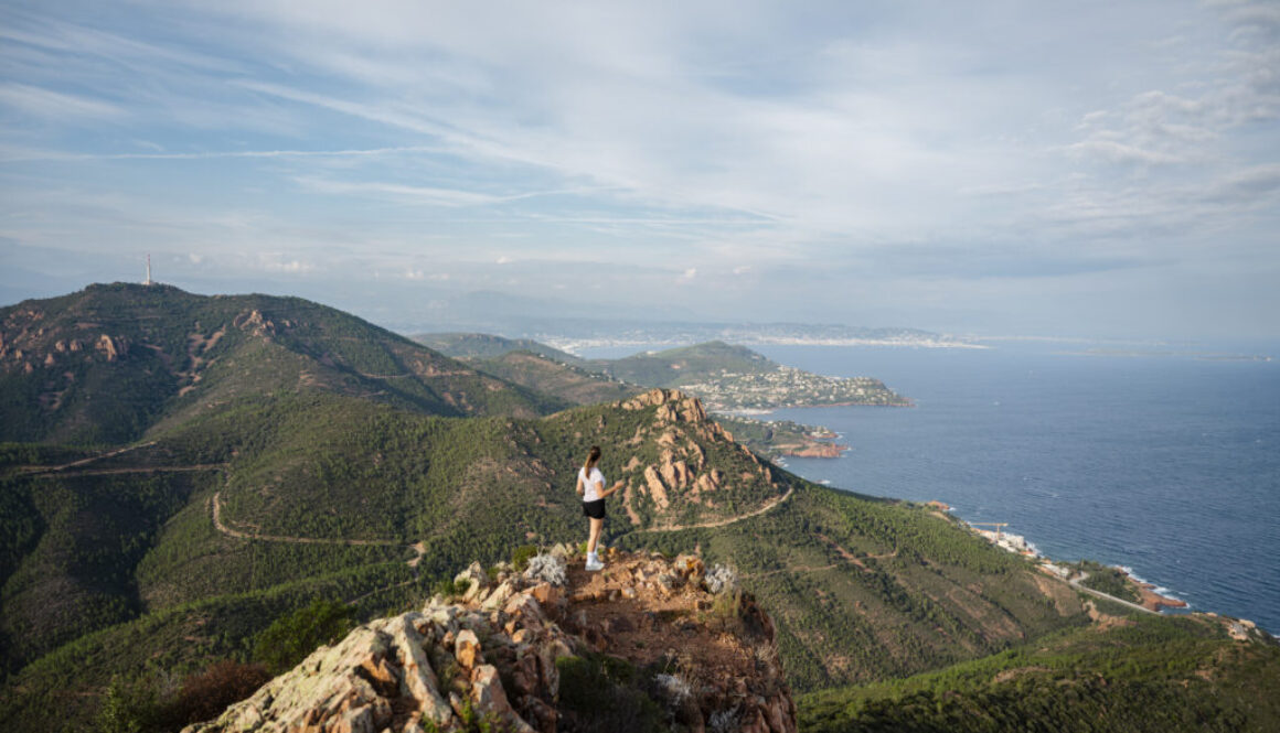 peak of cap roux, France