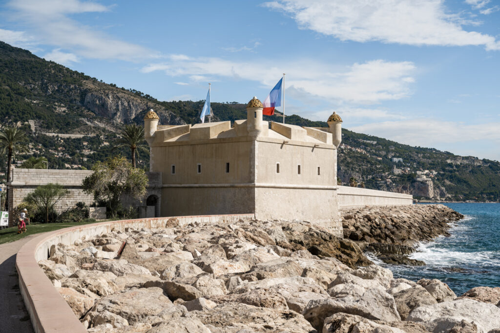 The fort or Le Bastion Jean Cocteau Museum in Menton, France