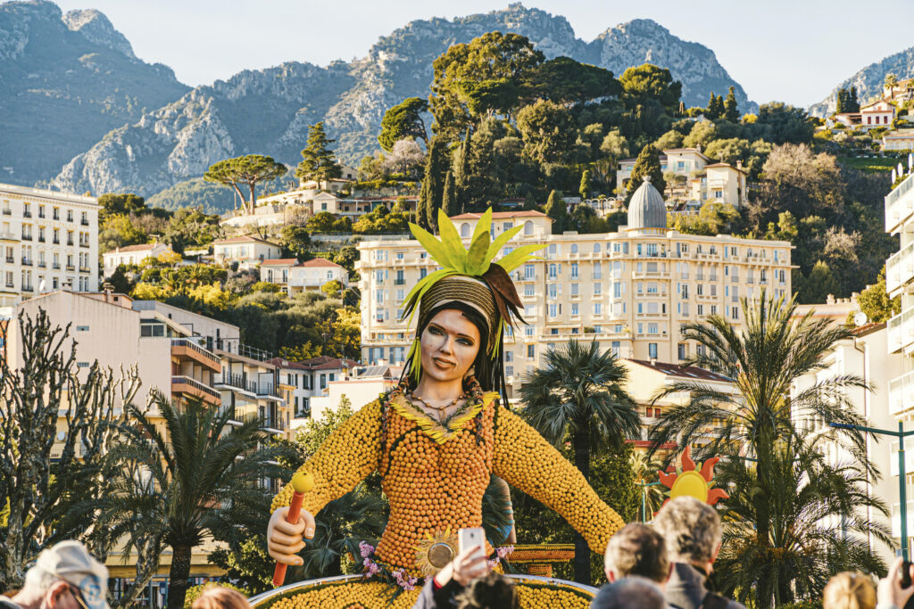 Fête du Citron or Lemon festival in Menton France