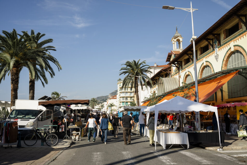 food market in Menton