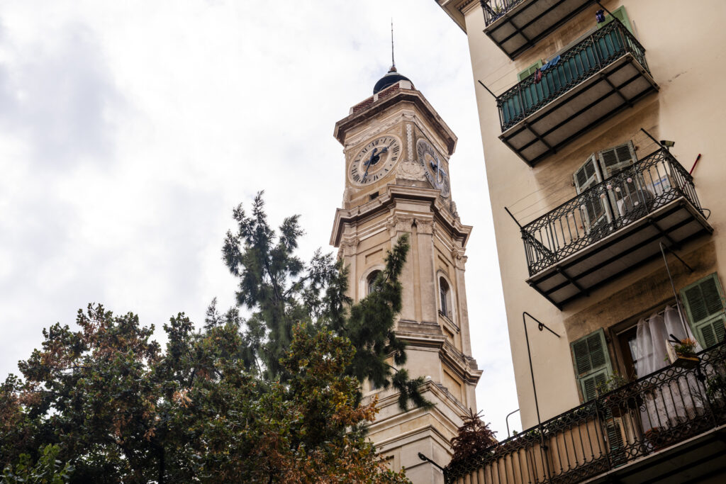 Clock tower Tour Saint-François Nice