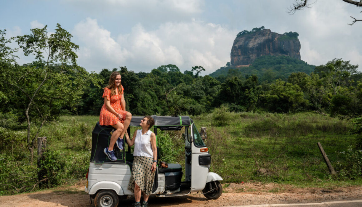tuktuk in Sigiriya Sri Lanka