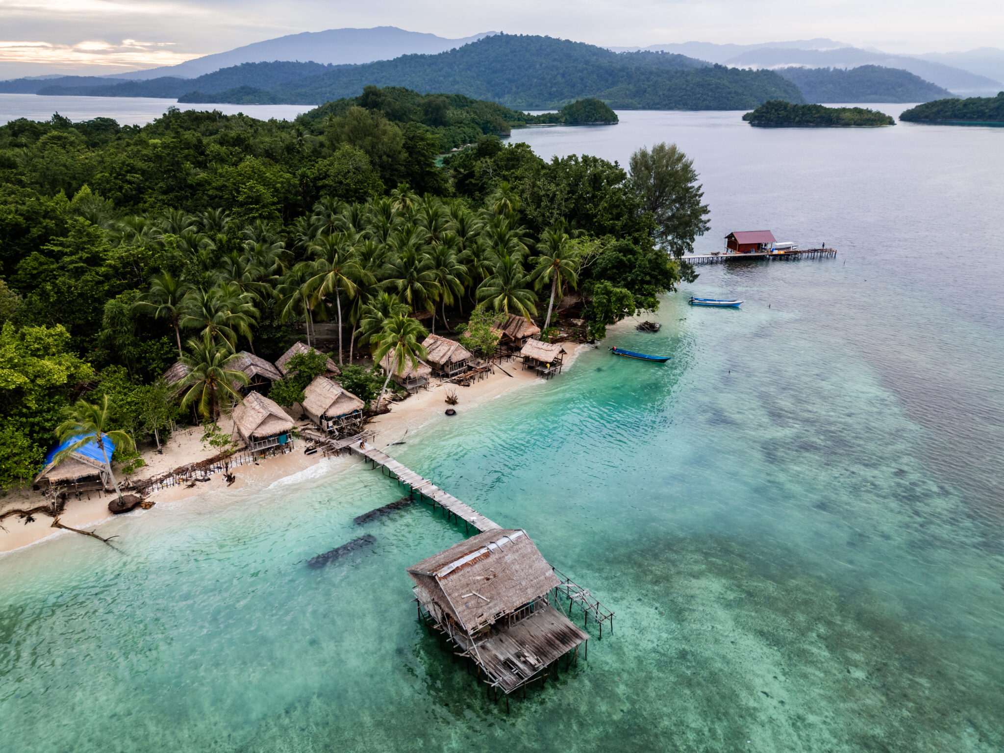 Raja Rote Best travel route for Island hopping in Raja Ampat - Brunette at Sunset